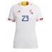Belgia Michy Batshuayi #23 Fotballklær Bortedrakt Dame VM 2022 Kortermet